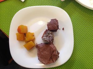 Some of the options of desserts. at Natural Jardim in Santo Andre