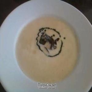 corn bisque at Madeleine Bistro in Tarzana