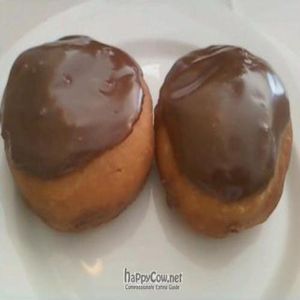 chocolate donuts at Madeleine Bistro in Tarzana