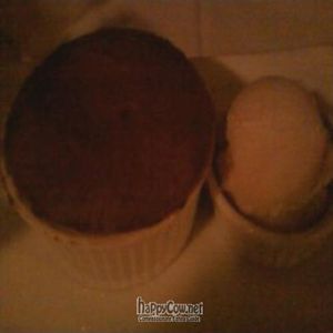 chocolate souffle at Madeleine Bistro in Tarzana