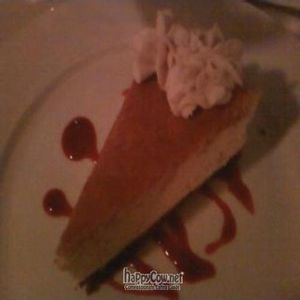 raspberry cheesecake at Madeleine Bistro in Tarzana