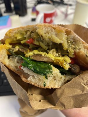 Vegan melt  at Beat Street Cafe in Christchurch