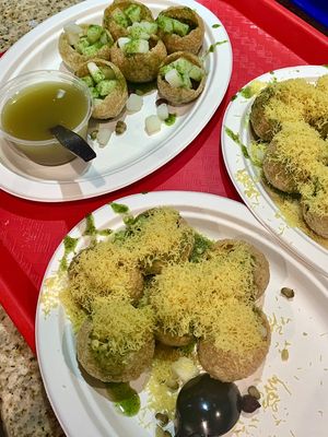 Sev Puri  #Veganuary at Surati Farsan Mart in San Diego