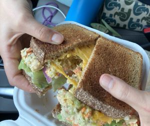 Chickpea melt  at Killer Vegan in Union