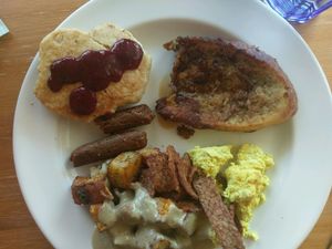 killer breakfast!!  at Killer Vegan in Union