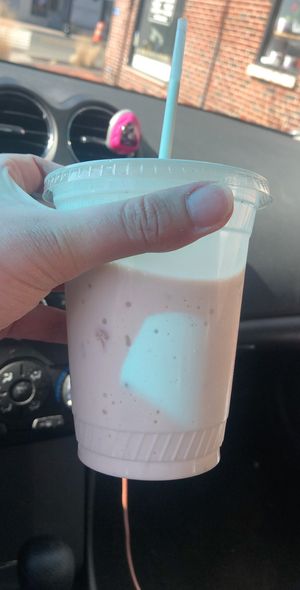 Butter Pecan Milkshake SO GOOD!! at Killer Vegan in Union