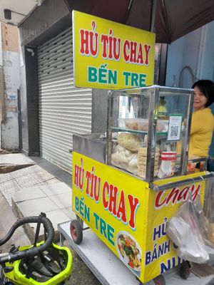 The stall outside the house at Hu Tiu Chay Ben Tre in Ho Chi Minh City