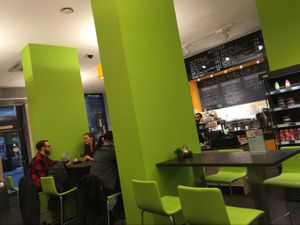 takeaway, café, softdrink bar at Goodies in Leipzig