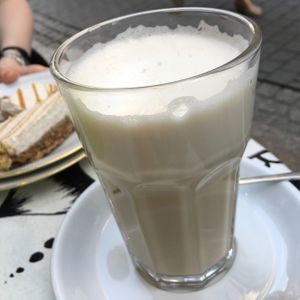 chai soy latte at Goodies in Leipzig
