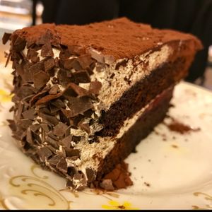 espresso cherry cake at Goodies in Leipzig