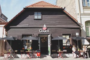 from the outside at KIRAS - Totoriu 7 in Vilnius