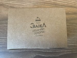 Cake box from Chaika, Vilnius  at KIRAS - Totoriu 7 in Vilnius