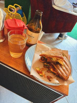 jackfruit toast at KIRAS - Totoriu 7 in Vilnius