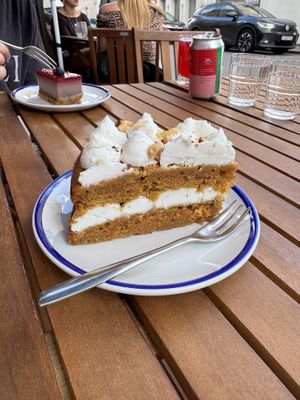 morkų tortas (carrot cake) at KIRAS - Totoriu 7 in Vilnius