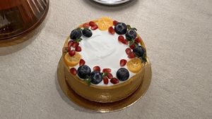 Pumpkin cake  at KIRAS - Totoriu 7 in Vilnius