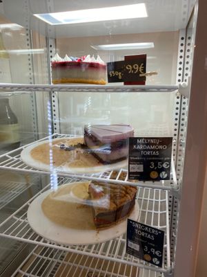 Available options - all vegan  at KIRAS - Totoriu 7 in Vilnius