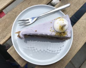 Blueberry cake at KIRAS - Totoriu 7 in Vilnius