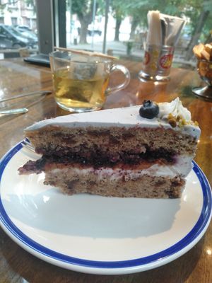 Blueberry cake at KIRAS - Totoriu 7 in Vilnius