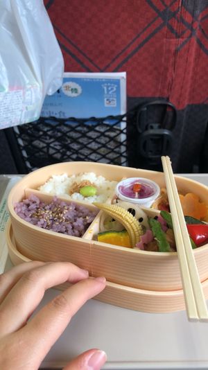 Colourful Vegan bento at Masumoto - Shinjuku in Tokyo