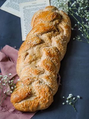 Vegan Challah from 'Breads' class at Roni's Kitchen in Calgary