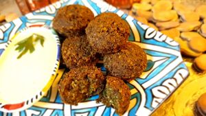 Falafel Ta'ameya. at Falafel Masters in Eindhoven