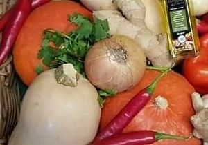 What you need for Pumpkin soup and more... at Falafel Masters in Eindhoven