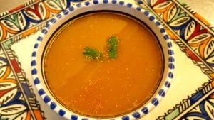 Pumpkin soup 🍲 😋 at Falafel Masters in Eindhoven