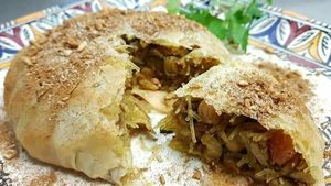 Weekend dish, Veggie Pastilla with FM. at Falafel Masters in Eindhoven