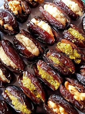 The most delicious stuffed dates from Falafel Masters. 😋 at Falafel Masters in Eindhoven