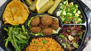 FM summer tapas. at Falafel Masters in Eindhoven