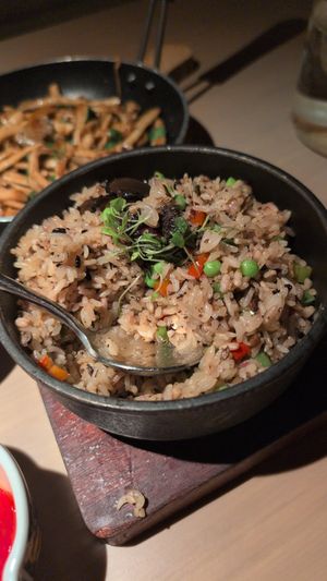 Truffle Fried Rice at Qingchun Pumen (New World Dontai Li Shop) in Shanghai