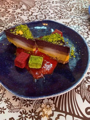 Delicious dessert ! at Maison Blunt in Zurich