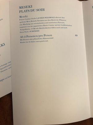 Meseki, all vegan at Maison Blunt in Zurich