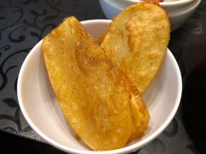 Deep fried potato at So Yuet Hin 素悅軒 in New Territories