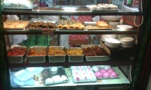Take away counter at Tin Chi Vegetarian Food in New Territories