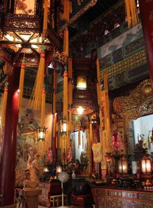 Main Hall at Ching Chung Koon 青松觀 in New Territories