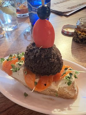 Pintxo humus  at Viva Tapas y Pintxos in Estepona