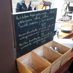 Menu of the day at Roots Kitchen in Turku