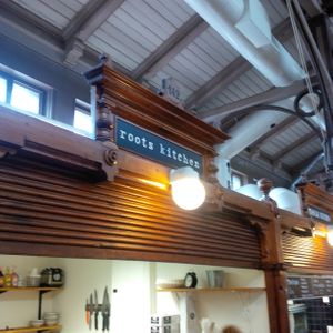 the restaurant at Roots Kitchen in Turku