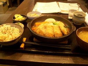 lunch at Lindou in Osaka