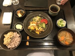 Menu A  8/26  at Lindou in Osaka