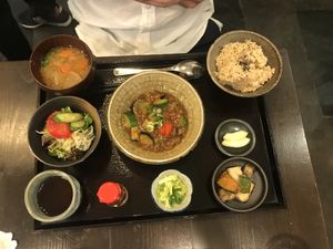 Menu B 8/26  at Lindou in Osaka