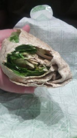 Vegan wrap at freshii in Halifax