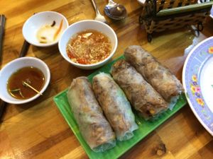 spring rolls at Thanh Tinh in Ho Chi Minh City