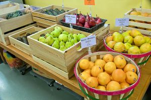 Fresh Organic Fruit at Purple Porch Co-op in South Bend