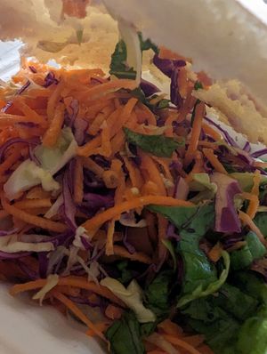 Veggie arepa at Caribe Latin Kitchen in Queenstown
