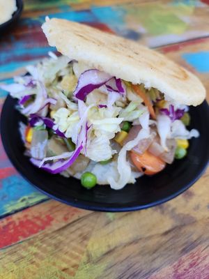 Vegan Arepa November 2023 at Caribe Latin Kitchen in Queenstown