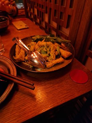 Vegan "octopus" at Kin Long in Malmo