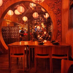 Beautiful decor at Kin Long in Malmo