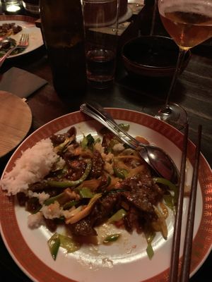 Crispy vegan beef at Kin Long in Malmo